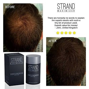 Instantly Conceal Thinning Hair with Hair Building Fibers for Men and Women - Dark Brown Hair product image