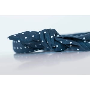 Blue Linen Bandana Headband Scarf for Men and Women product image
