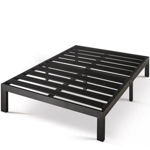 Modern King Size Metal Bed Frame with 11 Inches of Under-Bed Storage product image