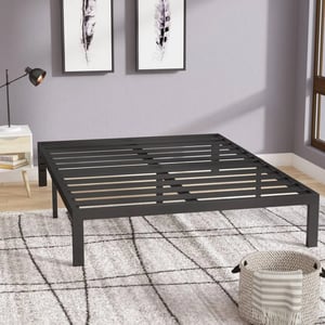 Modern King Size Metal Bed Frame with 11 Inches of Under-Bed Storage product image