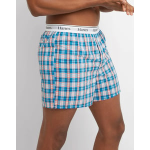 Hanes Moisture Wicking Woven Boxers (3-Pack) for Men product image
