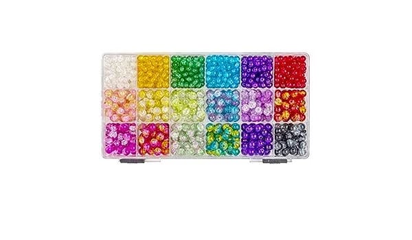 16oz Rainbow Glass Bead Kit for Bracelet Making product image
