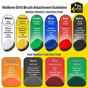 15-Piece Drill Brush Attachments Set for Powerful Cleaning product image