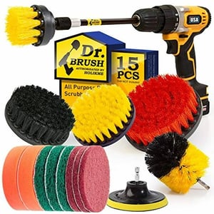 15-Piece Drill Brush Attachments Set for Powerful Cleaning product image