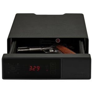 Rapid Access Bedside Handgun Safe with RFID Technology and USB Charging Ports product image