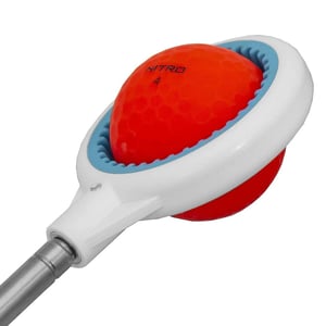Compact Golf Ball Retriever with Rubberized Head and Telescopic Design product image