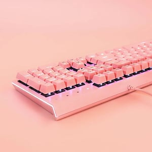 Cherry MX Switches Mechanical Keyboard with Customizable Backlit Keys and PBT Keycaps product image