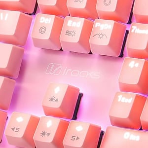 Cherry MX Switches Mechanical Keyboard with Customizable Backlit Keys and PBT Keycaps product image