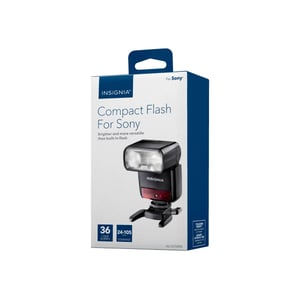 Insignia Compact TTL Flash for Sony Cameras: Quality Lighting and Easy to Use product image