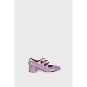Elegant Dark Purple Heels with Vintage Style product image