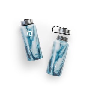 Large Insulated Stainless Steel Water Bottle with Straw Lid product image
