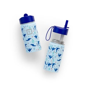 Insulated Kids Water Bottle with Straw Lid product image