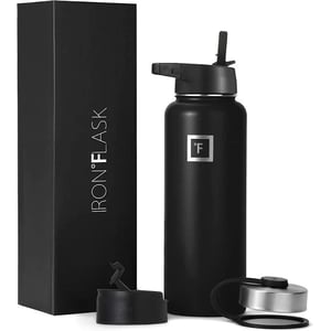 Insulated Sports Water Bottle with Straw Lid product image