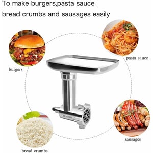 KitchenAid Stand Mixer Food Grinder Attachment, Includes 2 Sausage Stuffers product image