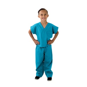 Teal Children's Scrub Set for Dress Up and Play product image