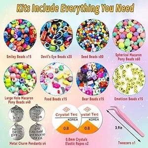 All-in-One Flat Clay Beads Jewelry Making Kit product image