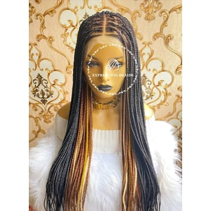 Medium Knotless Box Braids Wig with HD Lace product image