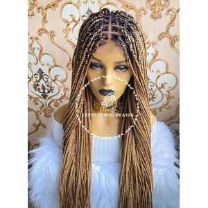 Small Knotless Braid Wig for Natural Look and Comfort product image