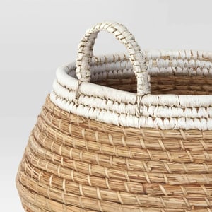 Threshold Large Seagrass Basket with Handles for Storage product image