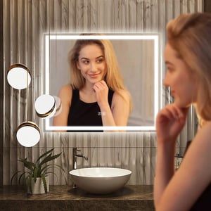 LED Illuminated Bathroom Mirror with Dimmable Lights product image