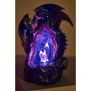 Blue Dragon Crystal Tower Backflow Incense Burner with LED Light product image