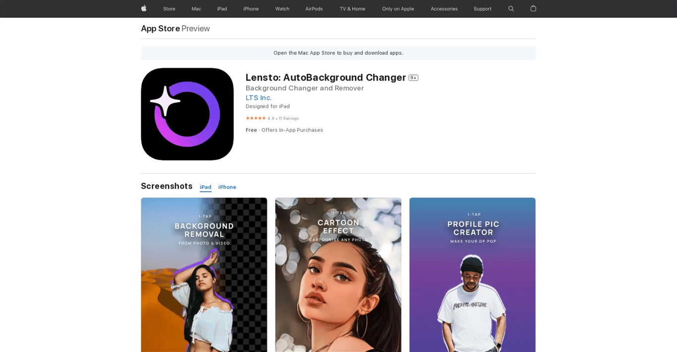 Lensto company image