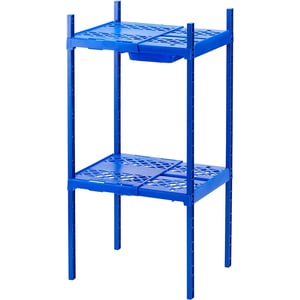 Blue Double Locker Shelf for Organization product image