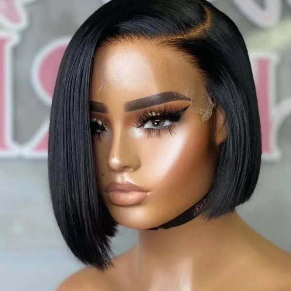 Natural Looking Bob Wig with Pre-Plucked Hairline product image