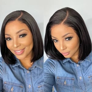 Stylish and Natural-Looking Bob Wig for Summer product image
