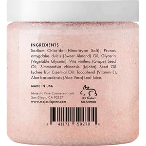 Revitalizing Himalayan Salt Body Scrub with Lychee Oil - 10 oz product image