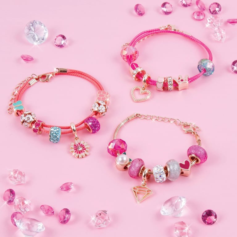 Make It Real Think Pink Halo Charms Bracelets Kit product image