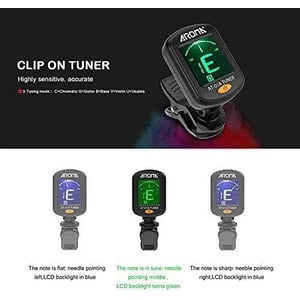 Clip-On Digital Tuner for Guitar, Bass, and More product image