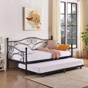 InstaLock Twin XL Bed Frame - Easy Assembly, Quality & Comfort product image
