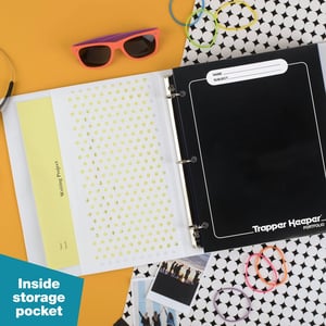 Nostalgic Trapper Keeper Binder with Secure Closure and Inside Pocket product image
