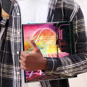 Retro Trapper Keeper Binder with Hook and Loop Closure product image