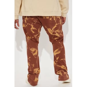 Fashion Nova Men's Flared Sweatpants in Brown (Large) product image