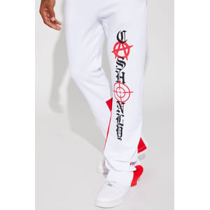 Stylish White Flare Sweatpants for Men by Fashion Nova product image