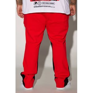 Men's Fashion Nova Tyson Flare Sweatpants, Red, XL product image