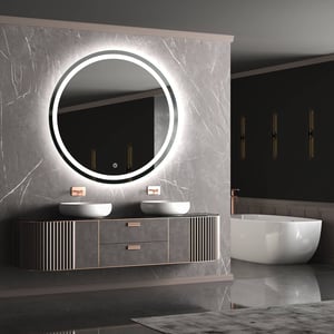 Customized LED Bathroom Mirror with Bluetooth Speakers product image