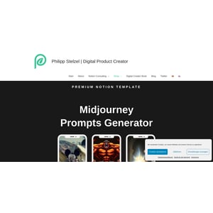 Midjourney prompt generator company image