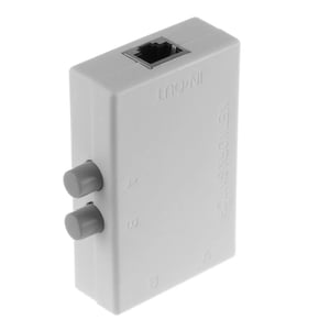 Mini 2-Port Ethernet Network Switch Splitter Box product image