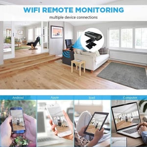 1080p HD Mini Spy Camera with Wireless Wi-Fi Remote Viewing and Motion Detection product image
