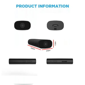 1080p HD Mini Spy Camera with Wireless Wi-Fi Remote Viewing and Motion Detection product image