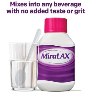 MiraLAX Fast-Acting Laxative Powder for Gentle Relief, 45 Doses product image