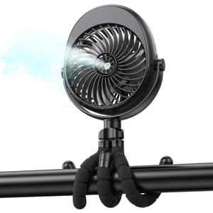 Rechargeable Handheld Misting Stroller Fan with USB product image
