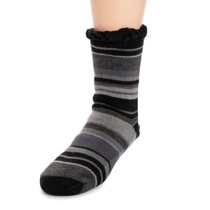 Cozy Men's Slipper Socks with Faux Shearling Lining product image