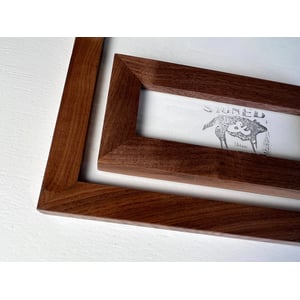 18x24 Natural Walnut Picture Frame with Mat product image