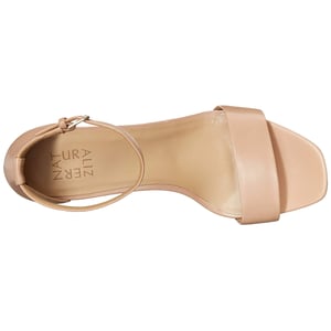 Elegant Nude Block Heel Ankle Strap Sandals for Women product image