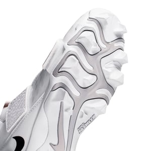 White Nike Kids' Force Savage Shark 2 Mid Football Cleats product image
