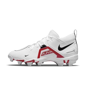 White Nike Men's Football Cleats with Flexible Traction and Support product image